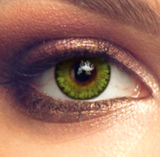Lentilles de contact vert anis Ozia Anis Éclatant – regard lumineux, clair et naturel