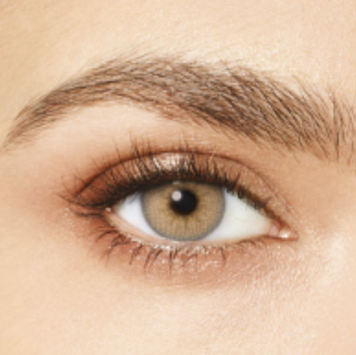 Lentilles de couleur noisette Desio Attitude Quarterly Tender Hazal sans correction
