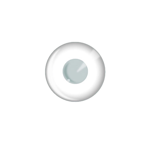 lentilles blanches zombie DEMONIAC PARTY ZOMBI pour Halloween et cosplay
