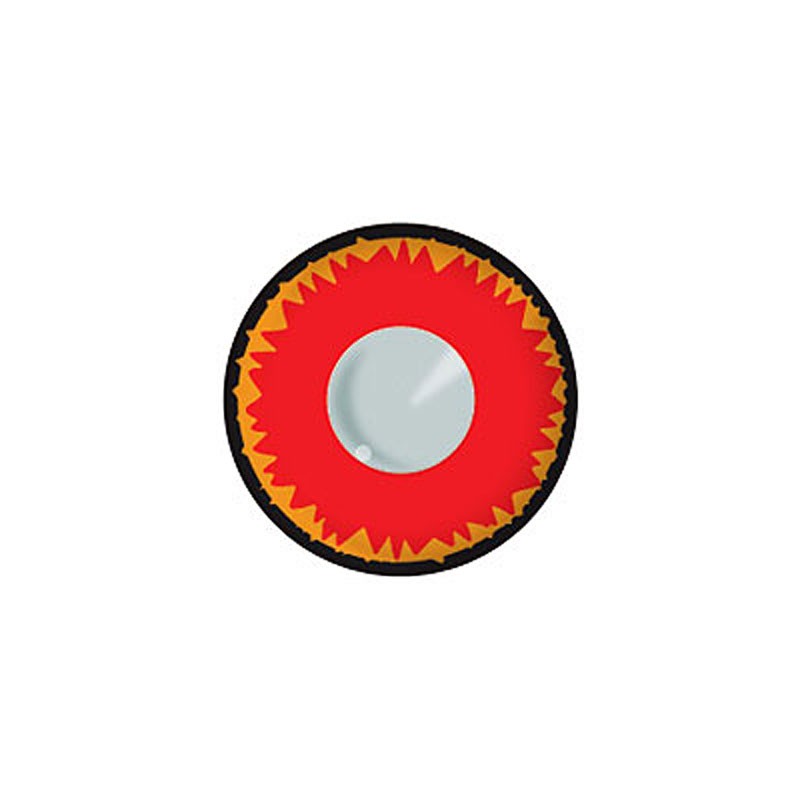 lentilles vampire rouge sang FUNNY EYES sans correction cosplay Halloween